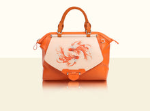 Shimmering Yu Top Handle - Orange and Original