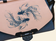 Shimmering Yu Top Handle - Deep Blue, Metallic Blue and Original