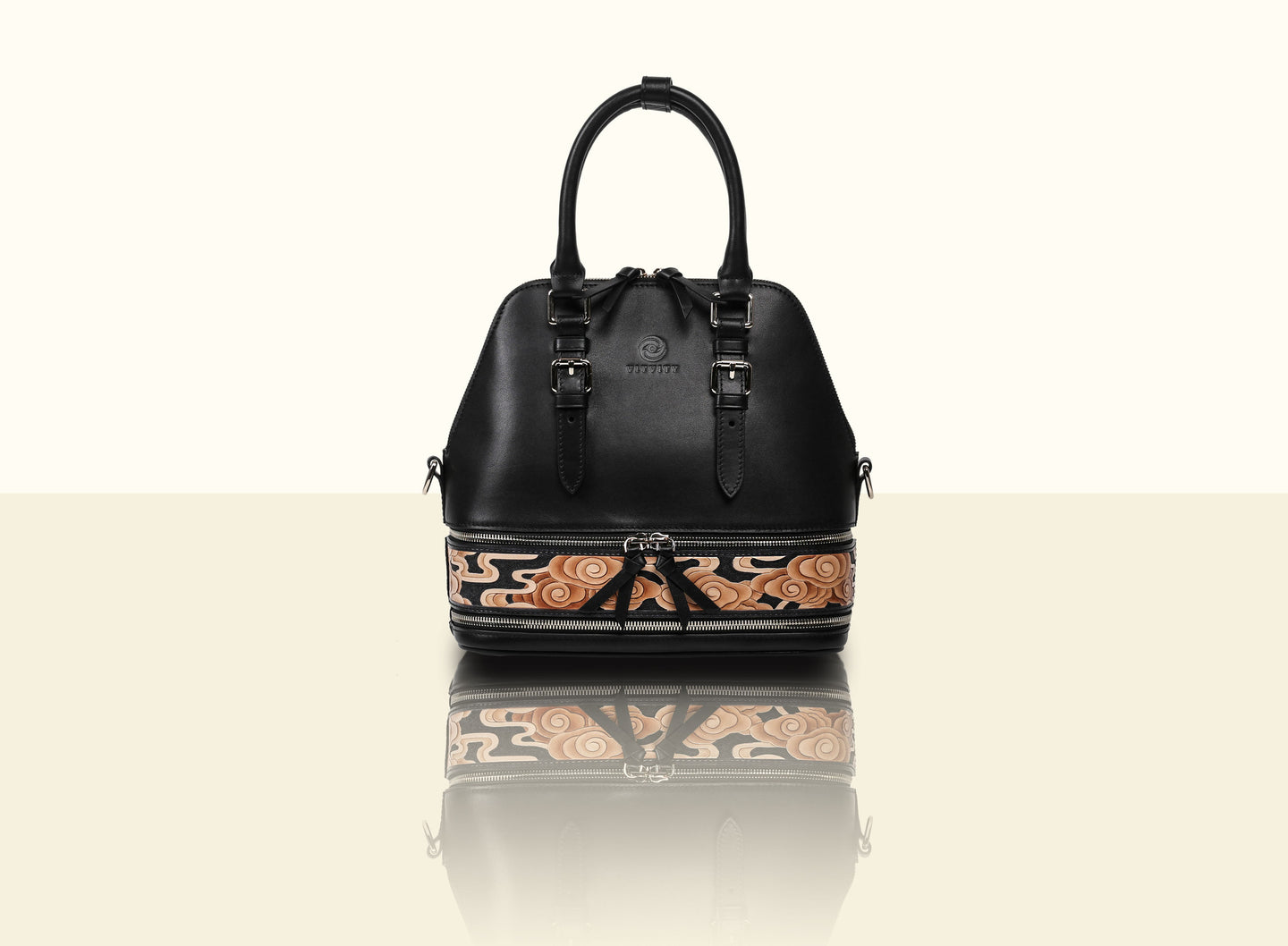 Preorder - Glorious Clouds Top Handle (Small)- Black and Brown