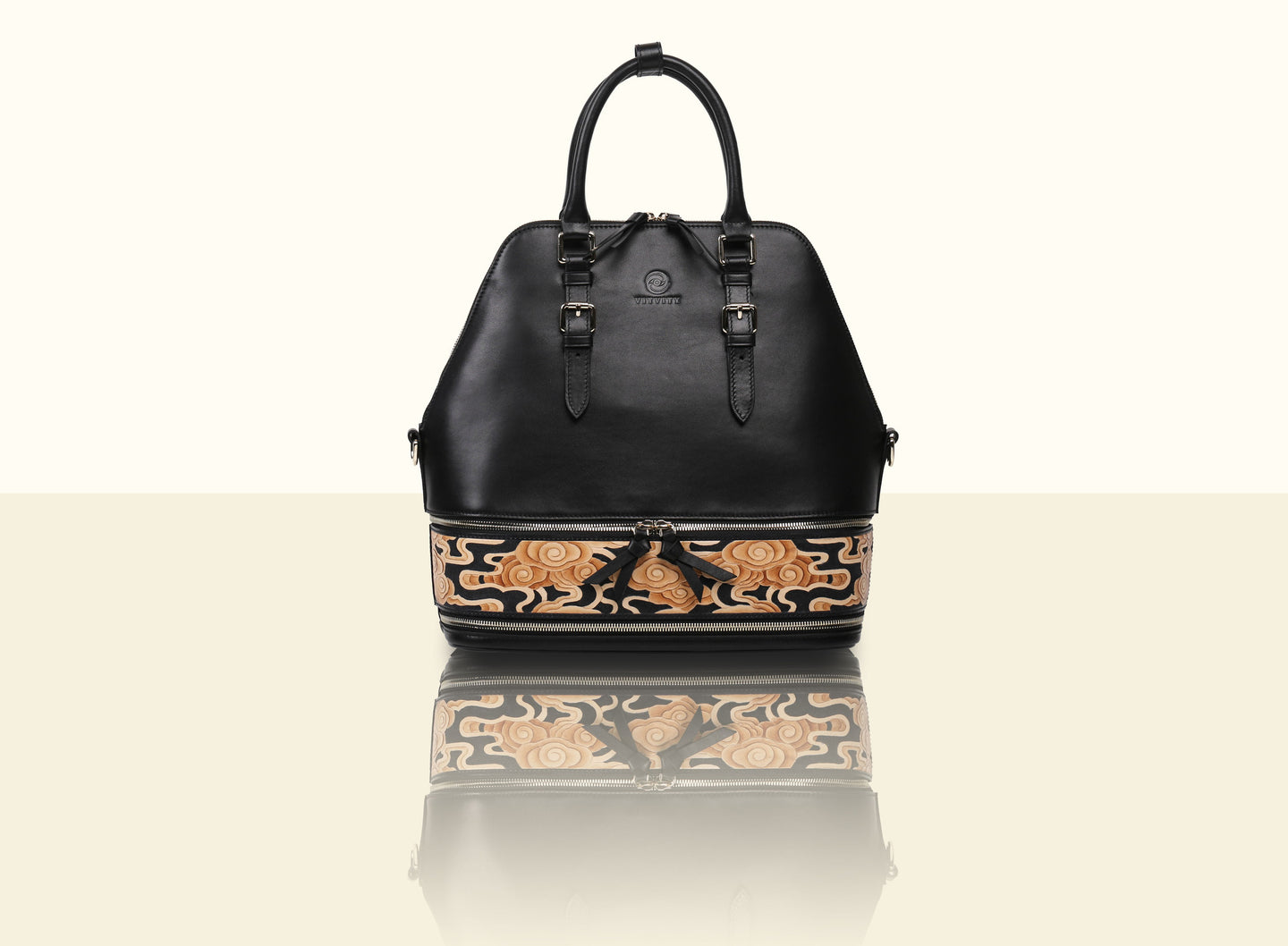 Preorder - Glorious Clouds Top Handle (Large)- Black and Brown