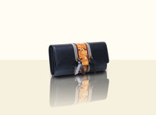 Preorder - Glorious Clouds Wallet - Metallic Blue and Brown