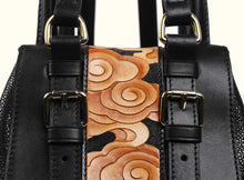 Glorious Clouds Backpack- Black and Brown
