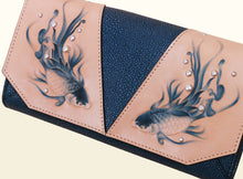 Preorder - Shimmering Yu Clutch - Deep Blue and Original