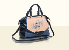 Shimmering Yu Top Handle - Deep Blue, Metallic Blue and Original