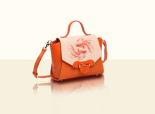 Shimmering Yu Top Handle - Orange and Original