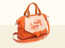 Shimmering Yu Top Handle - Orange and Original