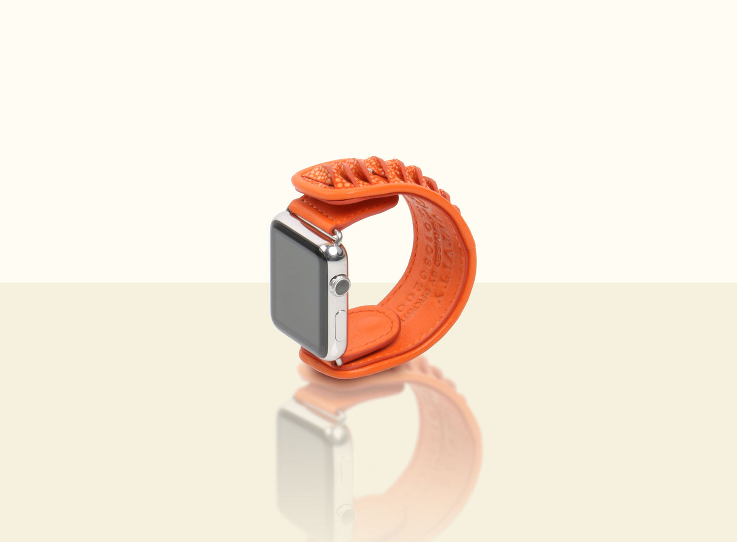 Shimmering Yu Apple Watch Band 42mm- Orange