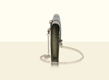 Gate of Guardian Clutch (Large) - Metallic Green and Black