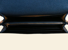 Preorder - Shimmering Yu Clutch - Deep Blue and Original