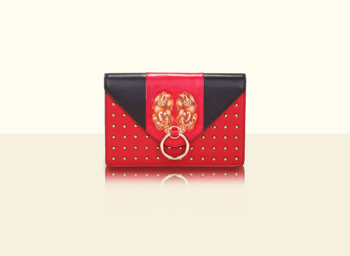 Gate of Guardian Clutch (Small) - Red and Black