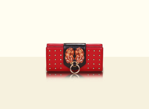 Gate of Guardian Wallet - Red and Black