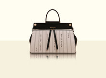Preorder - Bamboo Calligraphy Top Handle - Black and Creamy White
