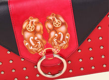 Preorder - Gate of Guardian Clutch (Small) - Red and Black