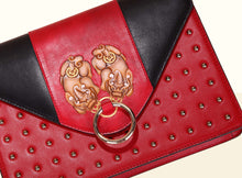 Gate of Guardian Clutch (Large) - Red and Black