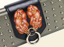 Gate of Guardian Wallet - Metallic Green and Black