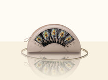 Preorder - Exquisite Fan Clutch - Creamy White and Black