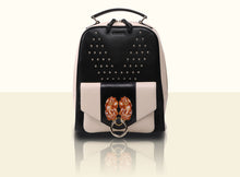 Gate of Guardian Backpack - Black and Creamy White