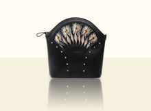 Exquisite Fan Crossbody (Large) - Black