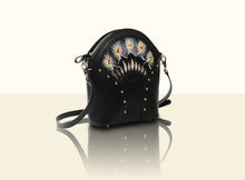 Preorder - Exquisite Fan Crossbody (Large) - Black