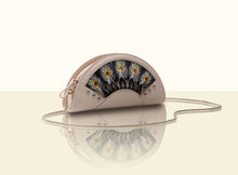 Preorder - Exquisite Fan Clutch - Creamy White and Black