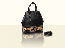 Glorious Clouds Top Handle (Large)- Black and Brown