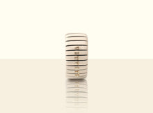 Preorder - Bamboo Calligraphy Bracelet  - Creamy White and Textured Lattice Weave Brown