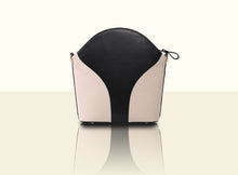 Exquisite Fan Crossbody (Large) - Creamy White and Black