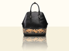 Glorious Clouds Top Handle (Large)- Black and Brown