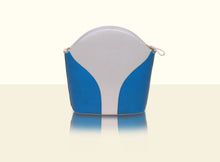Exquisite Fan Crossbody (Large) - Lake Blue and White