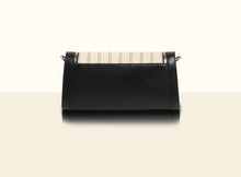 Bamboo Calligraphy Clutch- Black and Creamy White
