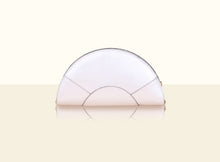 Preorder - Exquisite Fan Clutch - Pearl White and Black