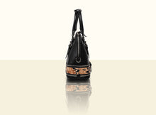 Glorious Clouds Top Handle (Small)- Black and Brown