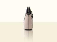 Exquisite Fan Crossbody (Large) - Creamy White and Black