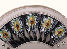 Preorder - Exquisite Fan Clutch - Creamy White and Black