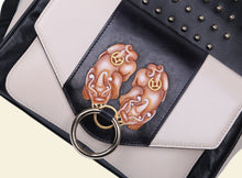 Preorder - Gate of Guardian Backpack - Black and Creamy White