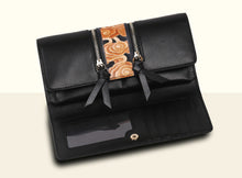 Glorious Clouds Wallet - Black and Brown