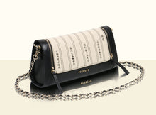 Preorder - Bamboo Calligraphy Clutch- Black and Creamy White