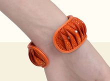 Shimmering Yu Bracelet  - Orange