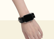 Preorder - Bamboo Calligraphy Apple Watch Band 38mm - Creamy White and Black