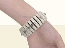 Preorder - Bamboo Calligraphy Apple Watch Band 38mm - Creamy White and Black