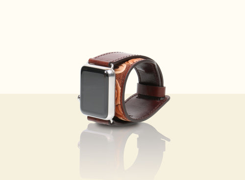 Glorious Clouds Apple Watch Band 38mm - Dark Brown