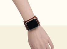 Glorious Clouds Apple Watch Band  42mm - Dark Brown