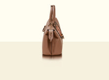 Preorder - Gate of Guardian Top Handle (Large) - Apricot and Dark Brown