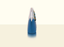 Preorder - Exquisite Fan Crossbody (Large) - Lake Blue and White